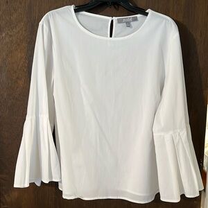 Ladies white Marled top, size XL. New with out tags